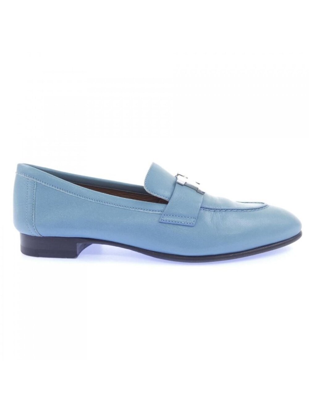 Hermes Paris H Buckle Shoes